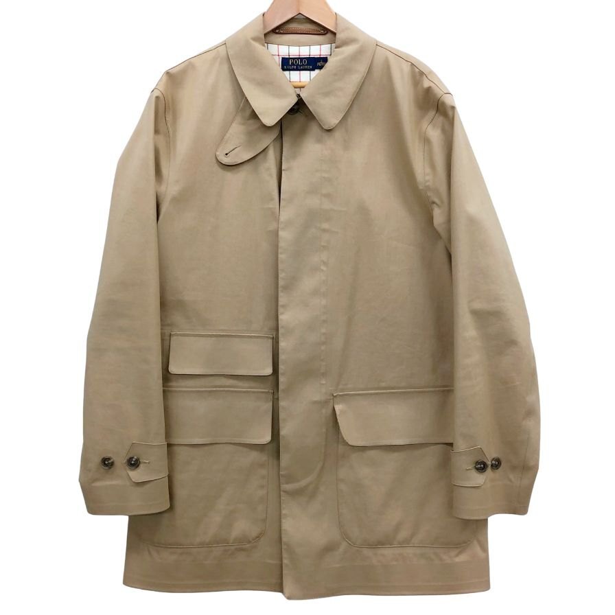美品◆コート ポロ ラルフローレン ショートコート メンズ ベージュ サイズS POLO RALPH LAUREN 【AFB21】拍卖