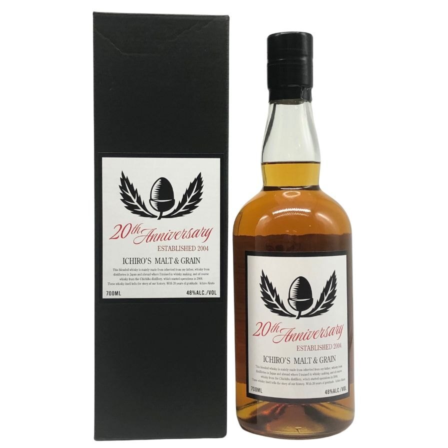東京都限定◆ベンチャーウイスキー イチローズモルト&グレーン 20th アニバーサリーエディション 48% 700ml【V4】拍卖