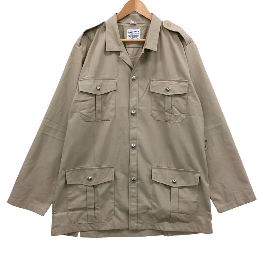 中古◆コート マグフォース ミリタリーコート A23441 ポリエステル メンズ ベージュ サイズ112 MAGFORCE 【AFB5】拍卖