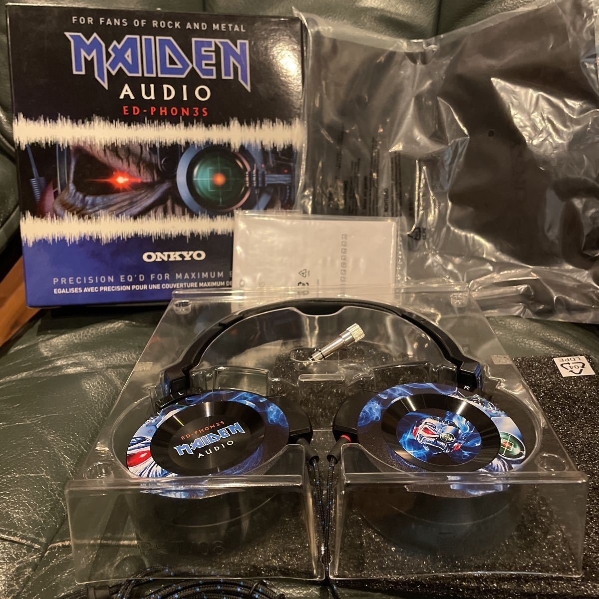 ONKYOオンキョー Iron Maidenアイアンメイデン ED Phone ヘッドホン 訳あり再出品拍卖