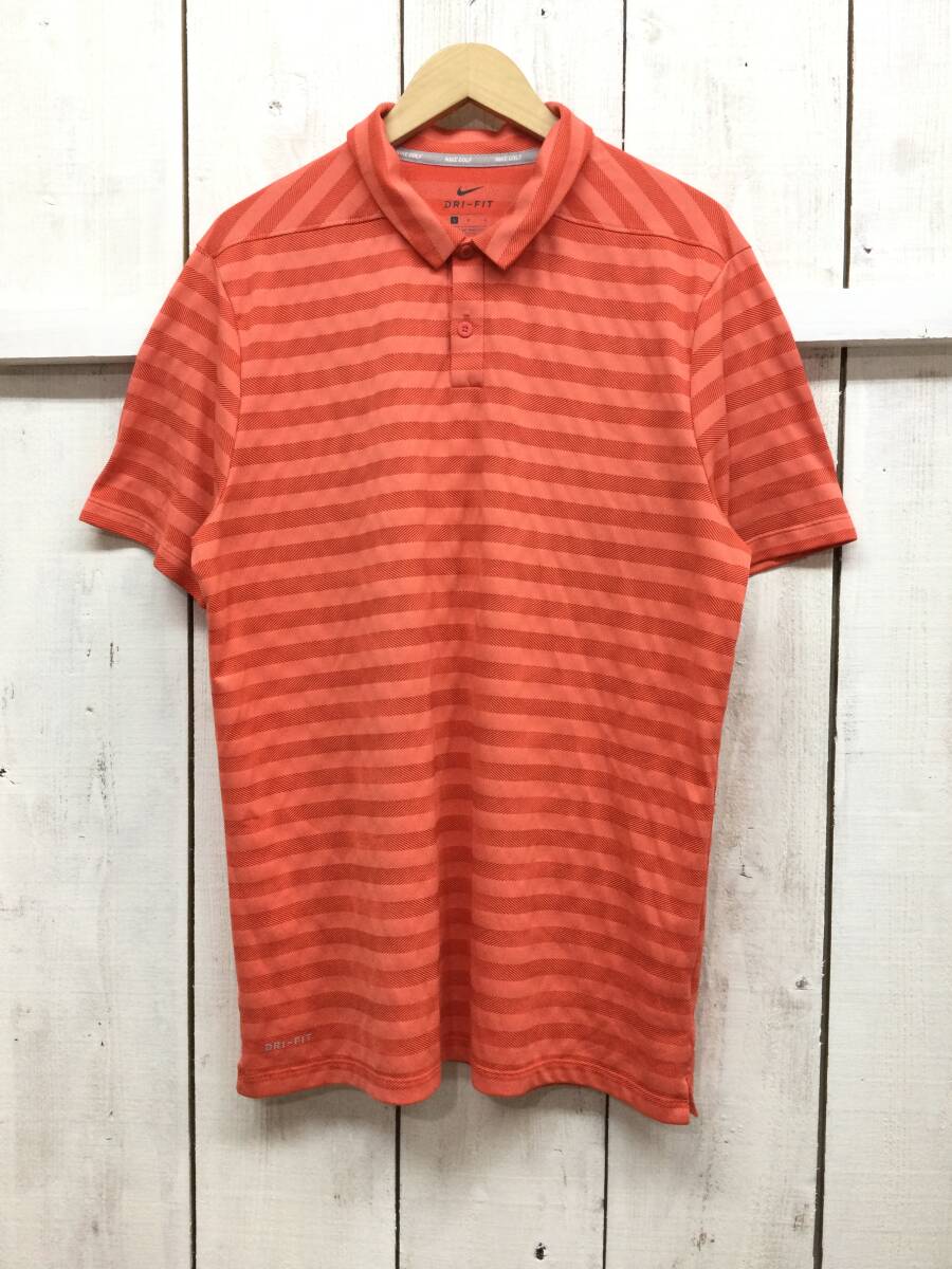 NIKE GOLF ナイキ ゴルフ DRIーFIT ドライ 半袖ポロシャツ ポロシャツ メンズL良品綺麗 拍卖