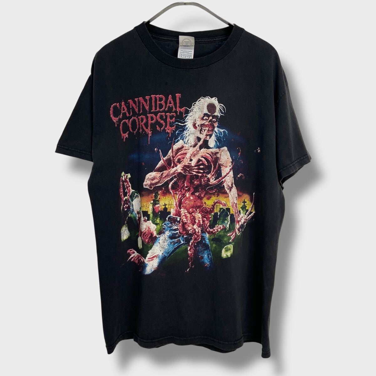 送料無料☆ 00s☆カンニバルコープス☆デスメタル☆バンドTシャツ☆グラフィック☆黒☆M拍卖