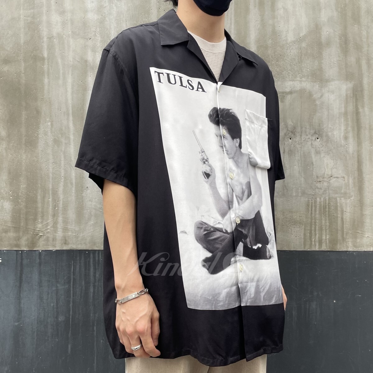 WACKO MARIA×LARRY CLARK×STIE-LO(野口強)21SS TULSA Hawaiian Shirtタルサハワイアンアロハ開襟シャツ8069000069679拍卖