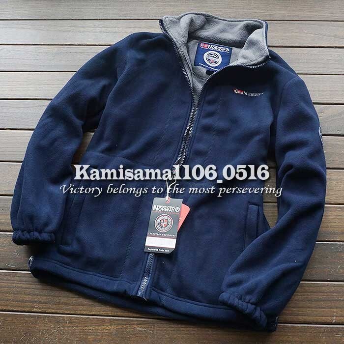 G1667-L※北欧発 NORWAY 裏ボア 超豪華 デザイナーズ フリース ジャケット ブルゾン アウター 春秋冬拍卖