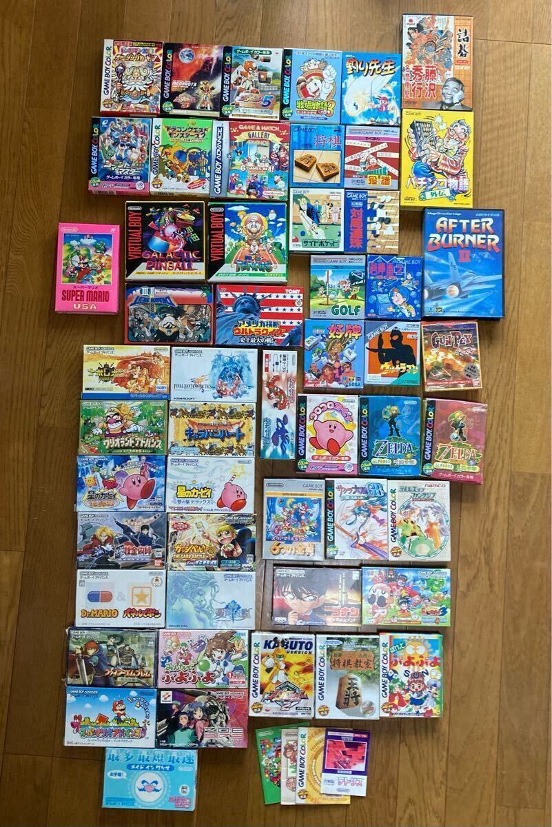 ゲームボーイアドバンス ソフト ファミコン 他レトロ カセット ジャンク拍卖