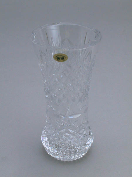 アイルランド チローニ カットグラス フラワーベース(中)ビンテージ拍卖