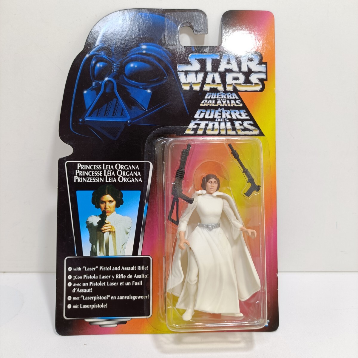 希少 1997 Kenner STAR WARS スターウォーズ ベーシックフィギュア マルチランゲージ版 PRINCESS LEIA ORGANA レイア姫 フィギュア 未開封拍卖