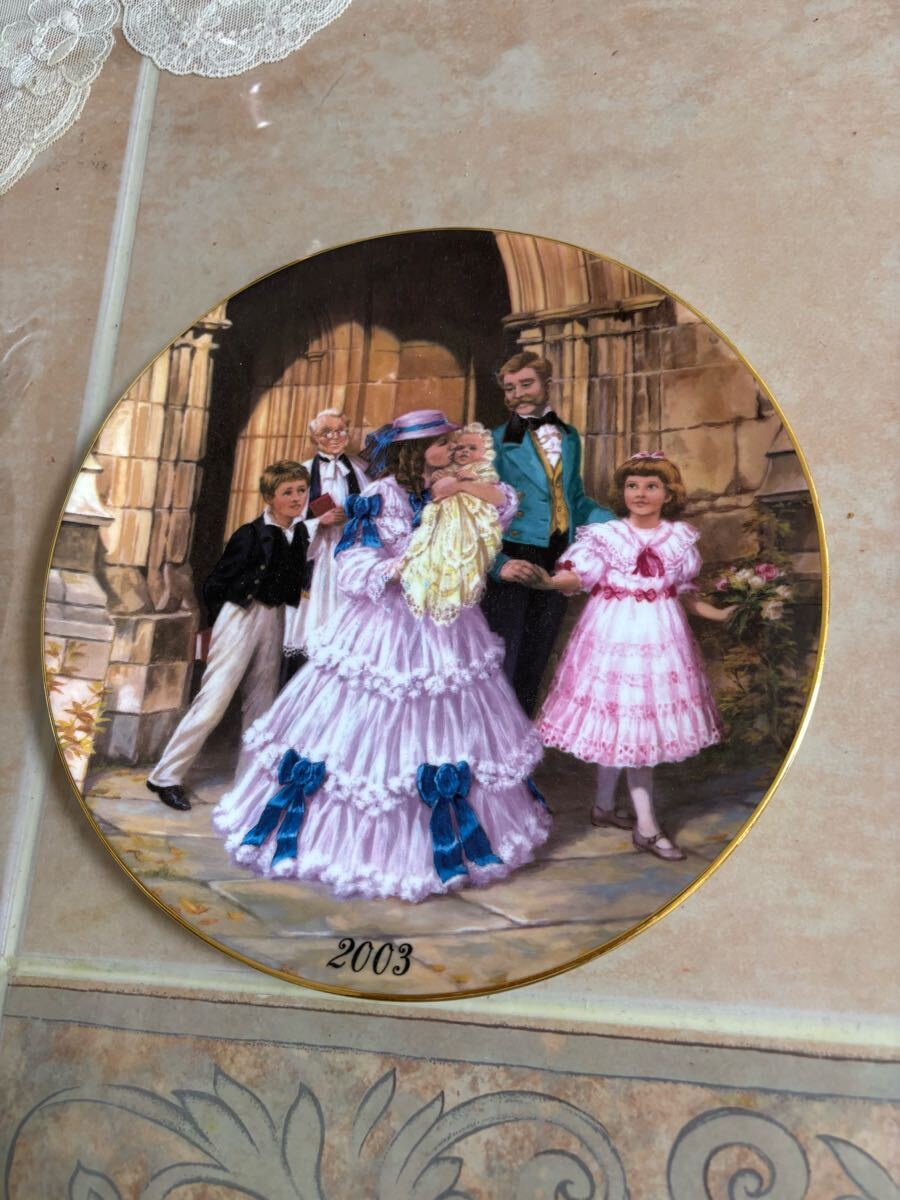 ロイヤルドルトン イヤープレート クラシック ヴィクトリアン朝思い出 洗礼 絵皿 ROYAL DOULTON拍卖