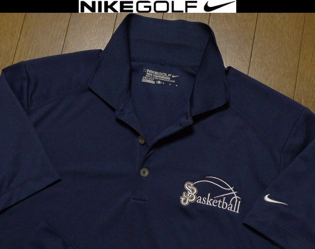 XL日本サイズ位【セール!送料無料】超希少 ナイキゴルフ USA限定モデル1点物 美品 特注刺繍 速乾除湿 4方向伸縮 ポロシャツ拍卖