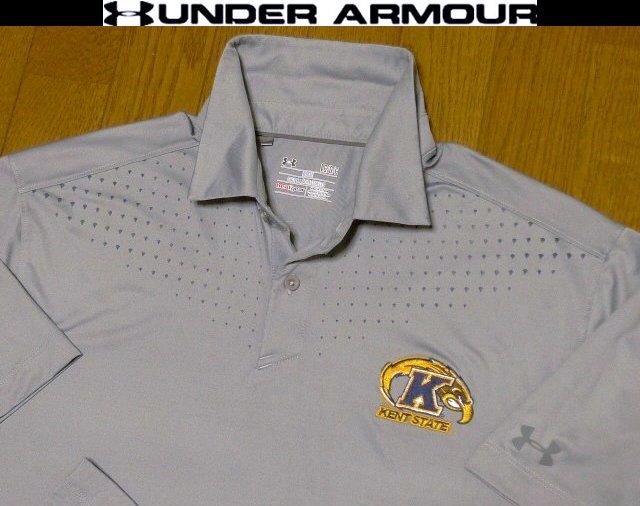 2L-3L・XL-XXL日本サイズ位★セール送無料★超希少 アンダーアーマーUSA限定モデル1点物美品 特注刺繍 ポロシャツ 速乾 4方向伸縮拍卖