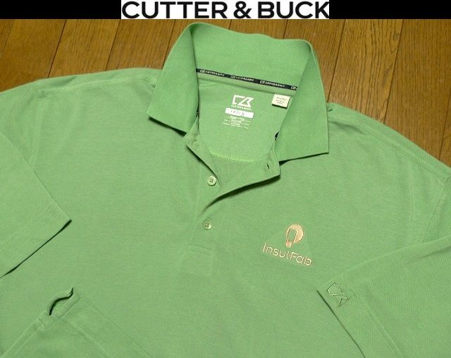 4L-5L・3XL-4XL日本サイズ位★セール送無料★希少 カッター&バック USA限定モデル1点物 美品 特注刺繍 ポロシャツ 速乾除湿拍卖