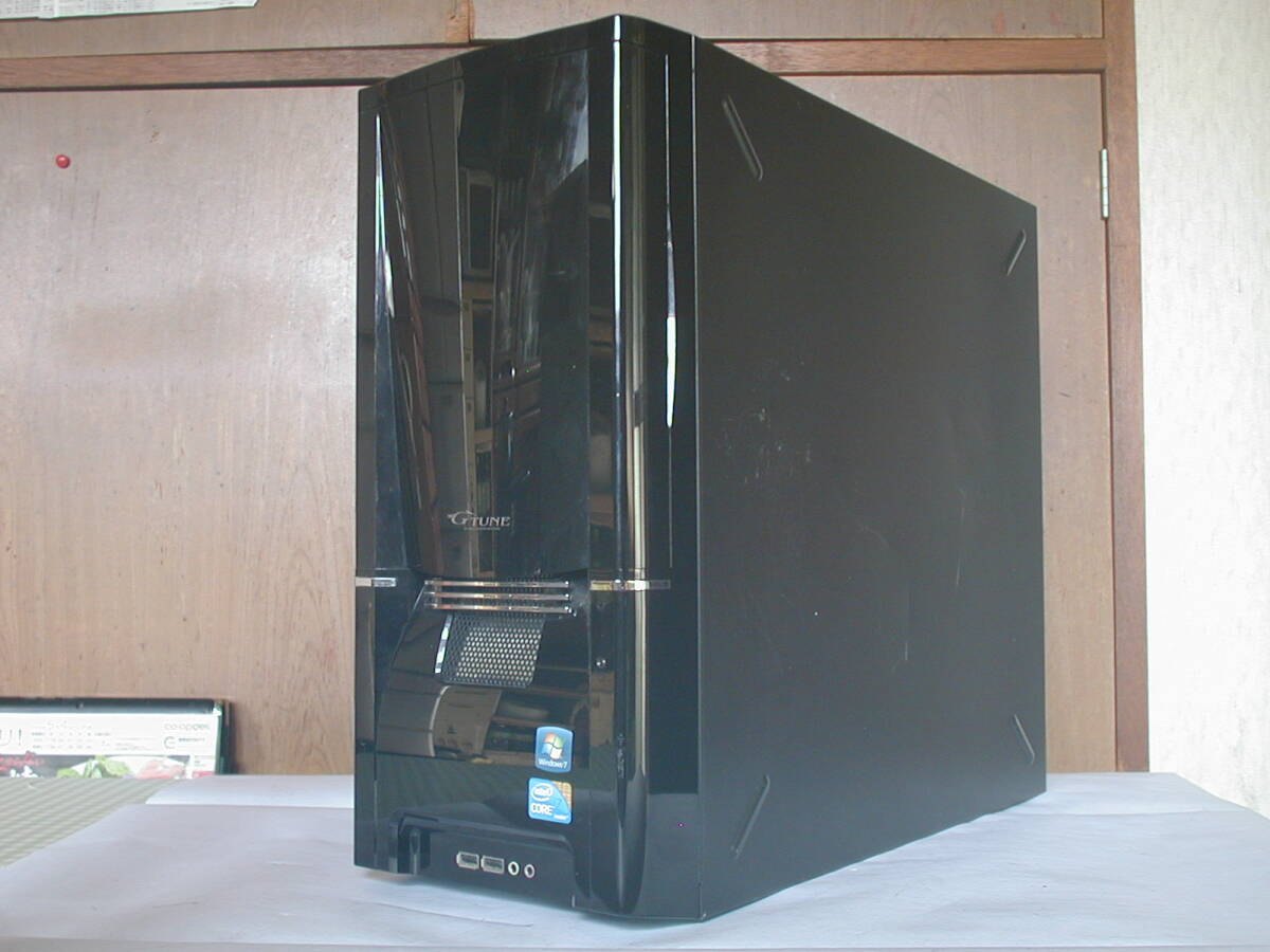 自作PC用 ミドルタワーケースブラック GTUNE mouse computer Corei7 電源無 k199拍卖