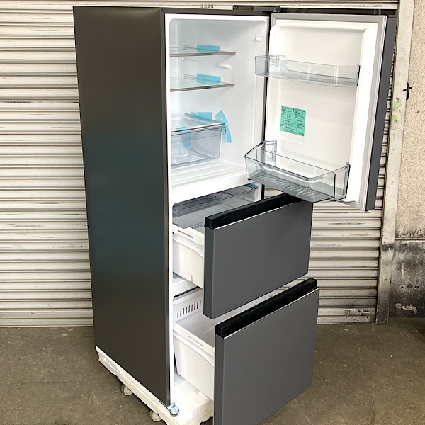 【未使用・アウトレット】Haier/ハイアール 3ドア冷蔵庫 286L JR-CV29B 右開 2024年 マットグレー ●101229拍卖