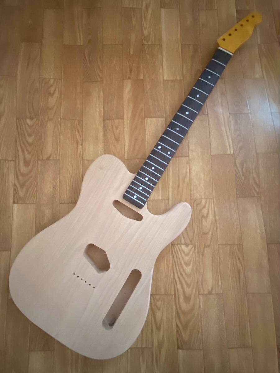 テレキャスター未塗装ボディ、ビンテージウッドネック57セット拍卖
