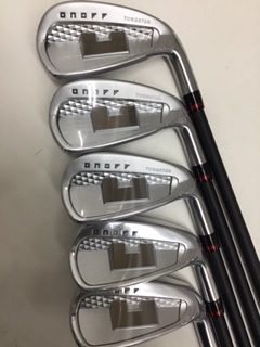 ★☆【新品】ONOFF 赤 アイアン 5本組 ☆★拍卖