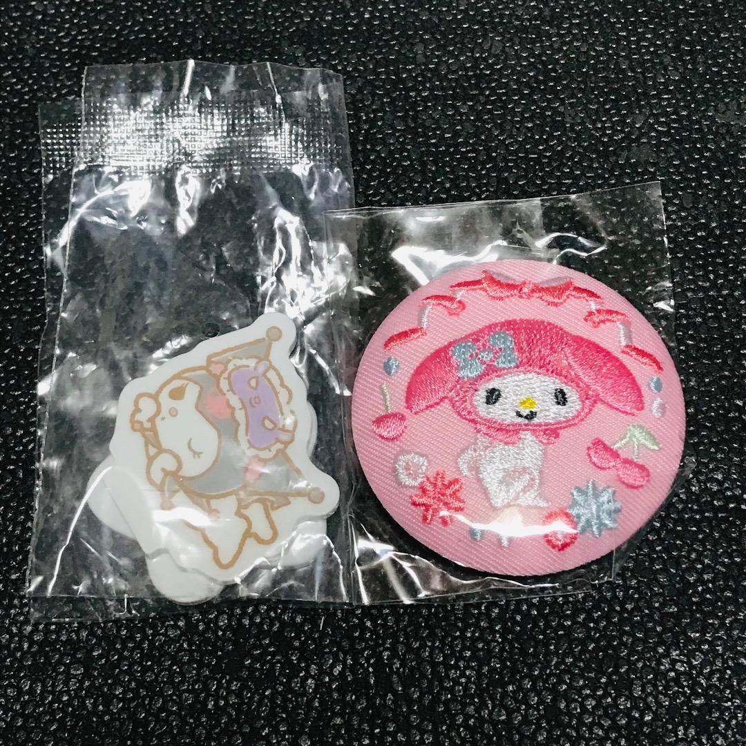 クロミ マイメロ サンリオ 刺繍 缶バッジ ビスケット ブローチ ガチャ カプセル アクリルスタンド リルコットスタンド マスコット拍卖