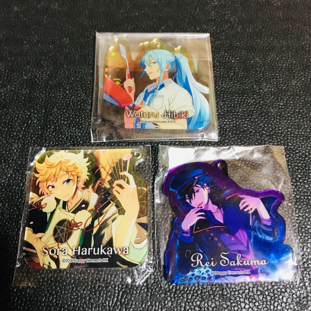 朔間零 日々樹渉 春川宙 あんさんぶるスターズ アクリルキーホルダー コレクション アクキー idol school ストラップ キーホルダー拍卖