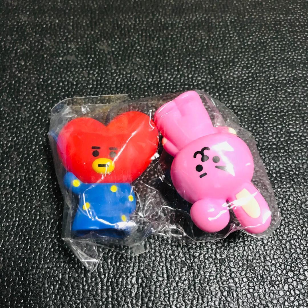 cooky jk ジョングク TATA タタ V テヒョン bts bt21 ソフビ ソフト マスコット フィギュア 指人形 詳細不明です拍卖