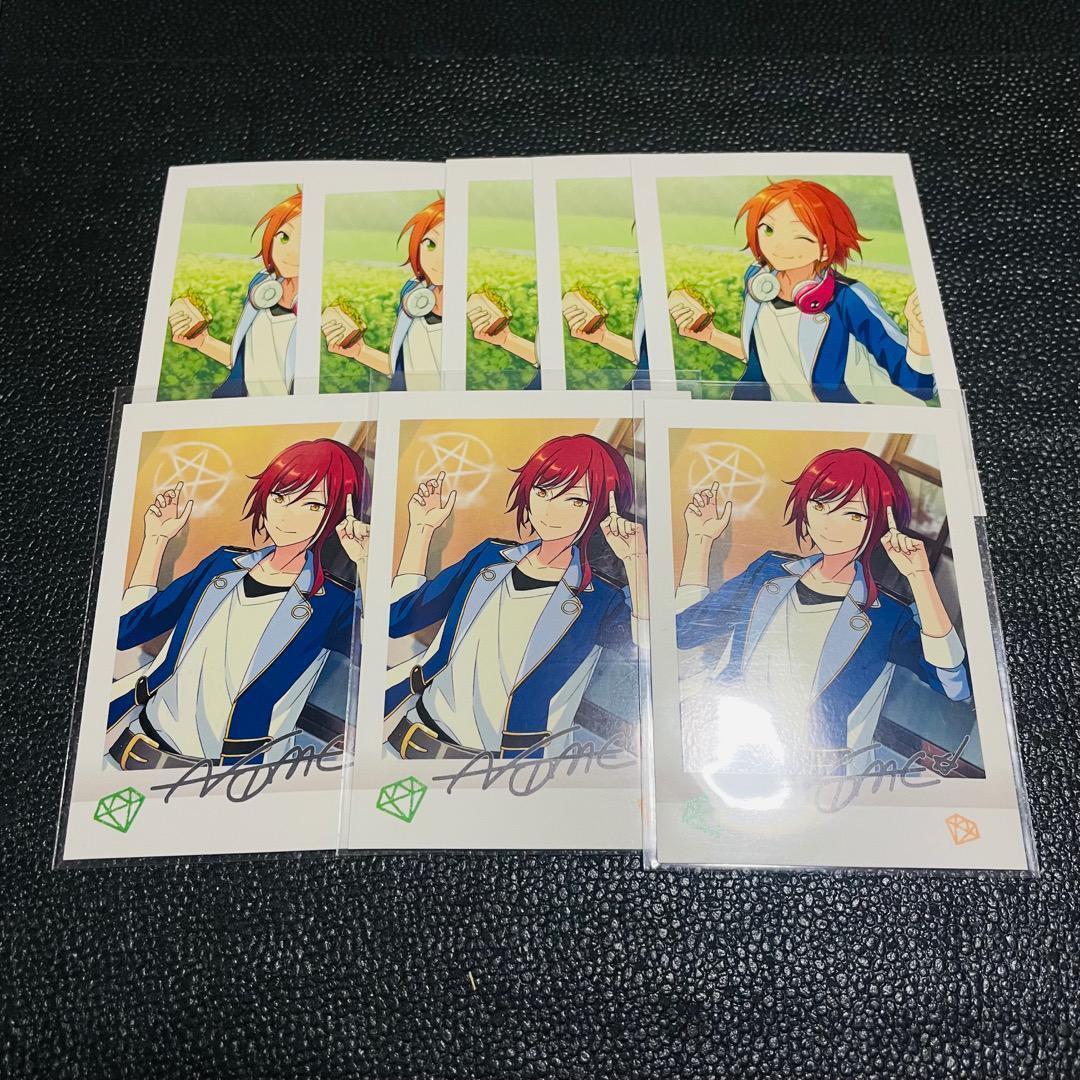 逆先夏目 葵ゆうた off ver3 ver2 箔押し風 あんさんぶるスターズ ぱしゃこれ カード ブロマイド ぱしゃっつ チェキ サイン ポストカード拍卖