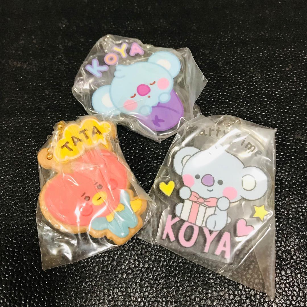 koya コヤ rm ナムジュン TATA テテ タタ V テヒョン bt21 bts クッキー チャーム マスコット アクリルキーホルダー ガチャ カプセル拍卖