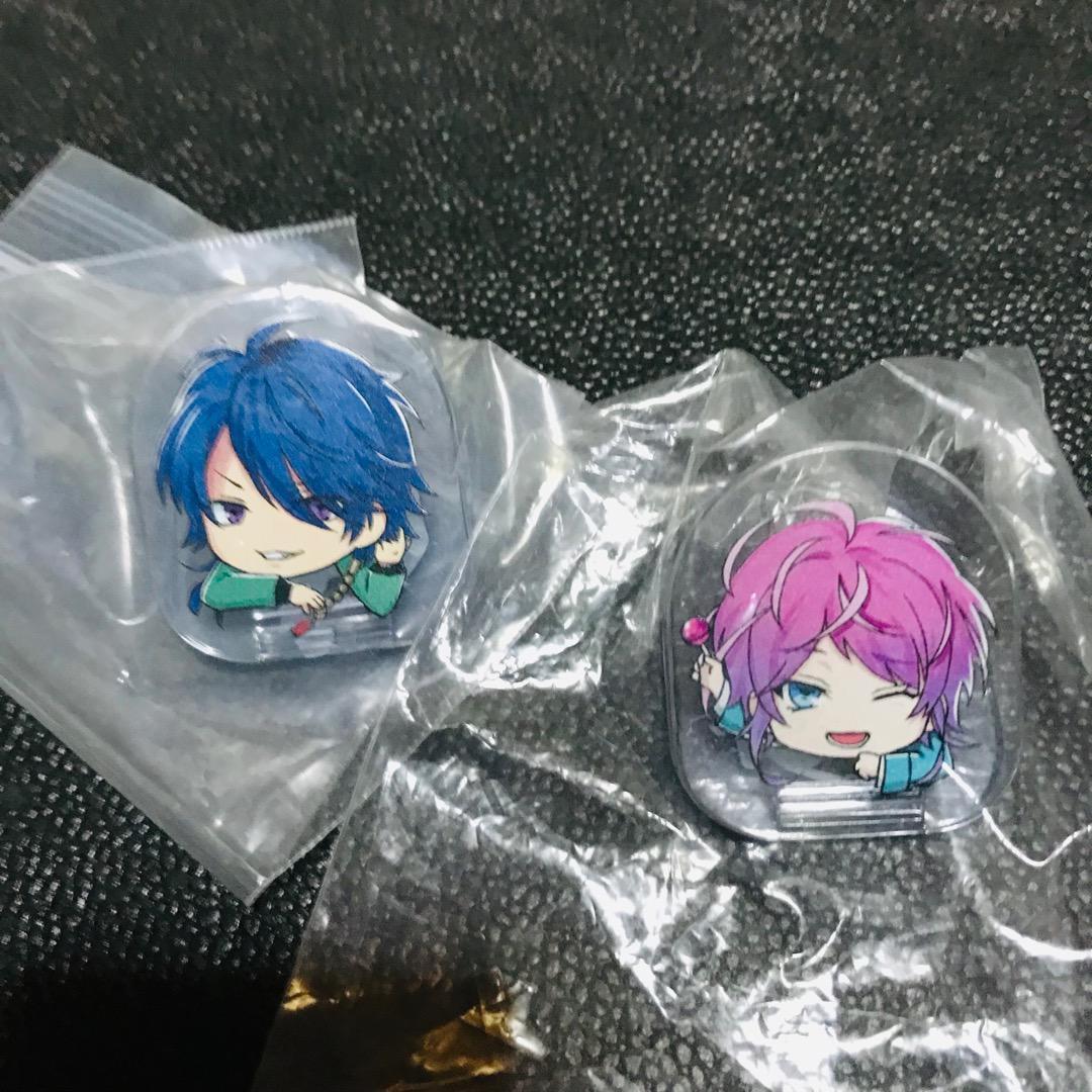有栖川帝統 飴村乱数 ヒプノシスマイク タワレコ ダイカット はむはむ クリップ アクリル マスコット fling posse ぴたでふぉ ガチャ拍卖