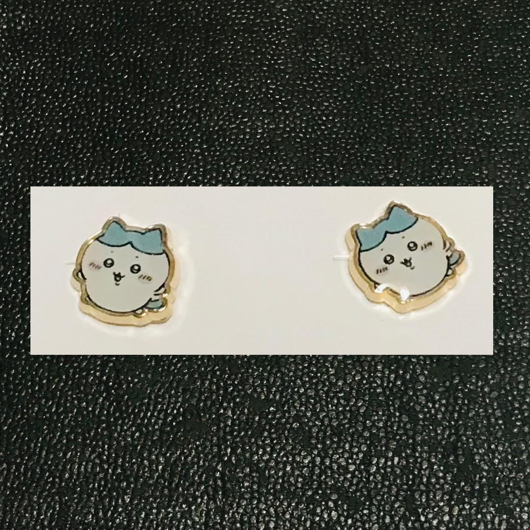ハチワレ ちいかわ アクセサリー ピアス 両耳 ピンズ ピンバッジ 缶バッジ アベイル くじ ガチャ カプセル マスコット ちいかわらんど拍卖