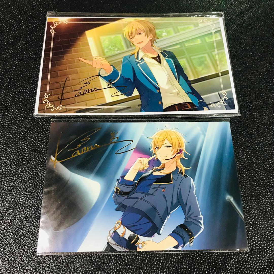 羽風薫 あんさんぶるスターズ サインステッカー box 特典 非売品 ノベルティ 海外 中国 ポストカード 箔押し バースデーブロマイド拍卖