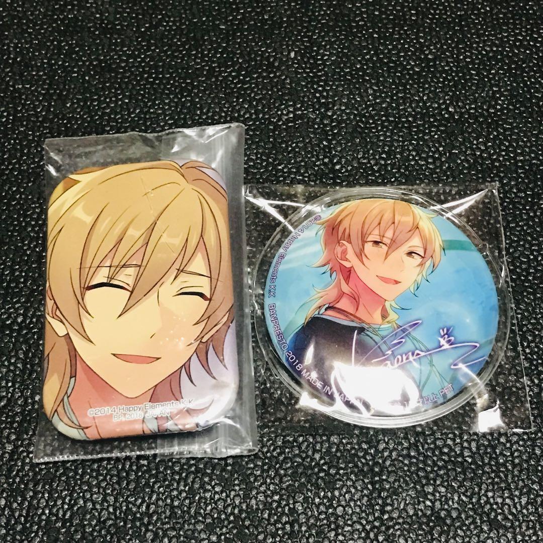 羽風薫 あんさんぶるスターズ 缶バッジ キャラバッジ とるパカ ハート缶 一番カフェ namco スクエア型 バラエティ プライズ フューチャー拍卖
