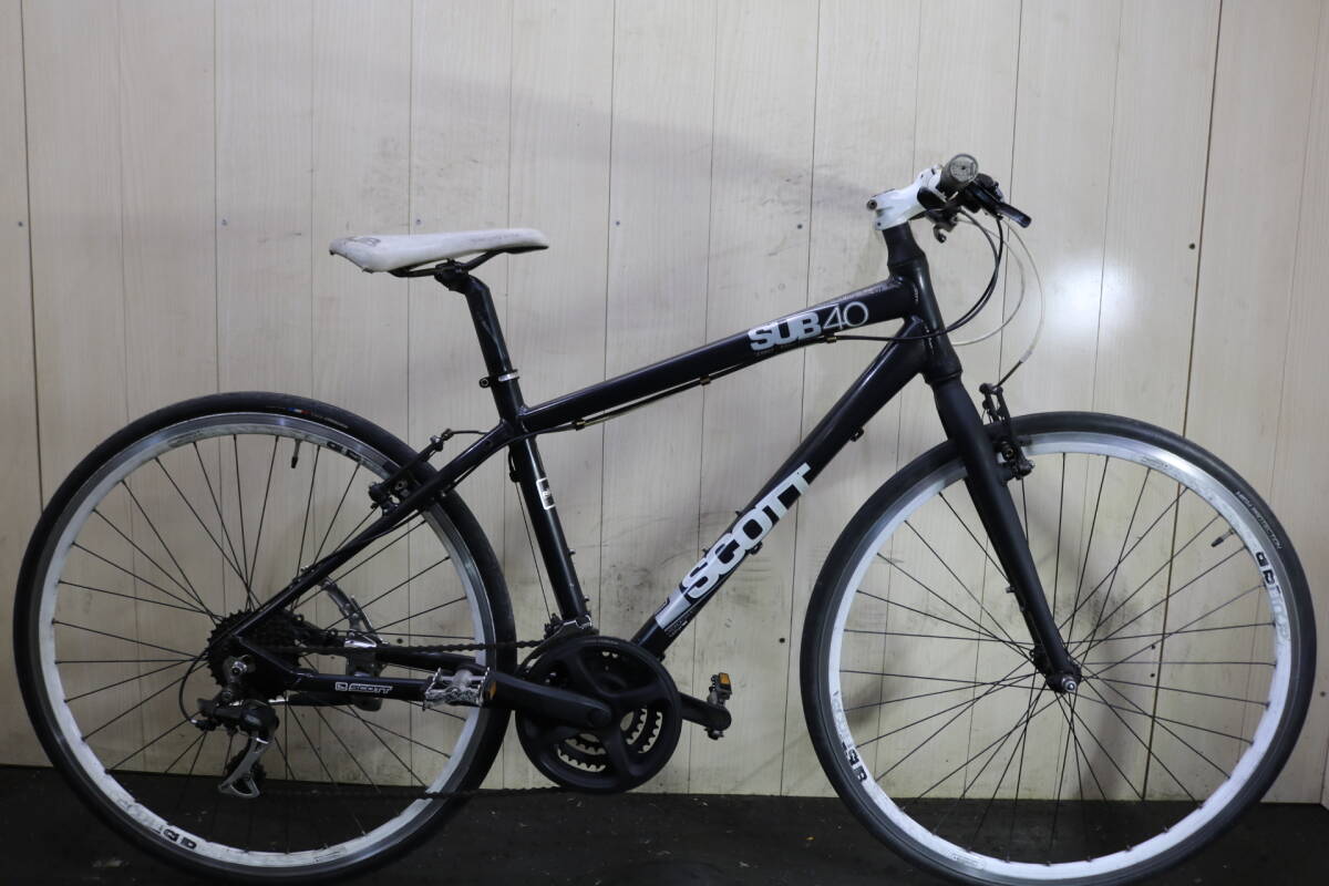 人気良品!スコットSCOTT sub40 700C アルミ 24速 440mm クロスバイク拍卖