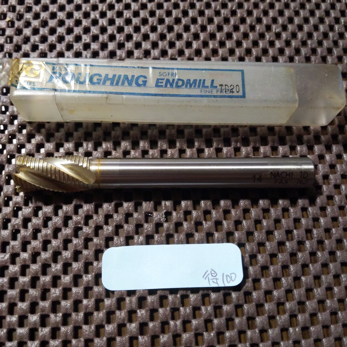 得100 美品 ナチ ラフィングエンドミル Φ14 シャンク径12 切削工具 消耗品拍卖
