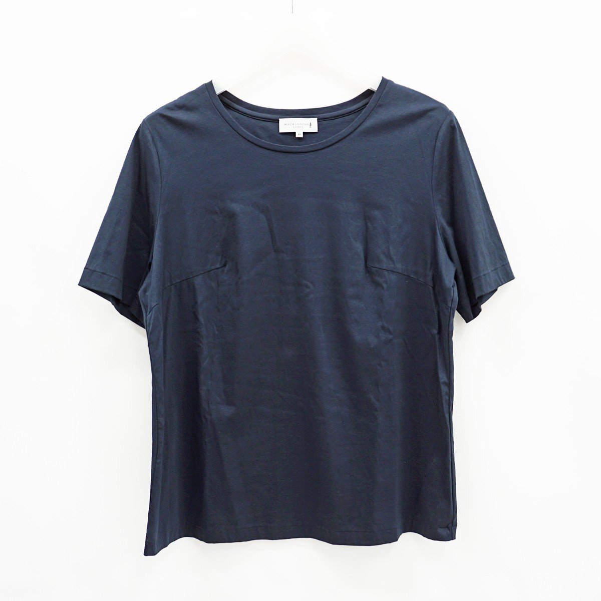 ◇美品【MACKINTOSH LONDON マッキントッシュロンドン】2024 半袖Tシャツ ネイビー 46拍卖
