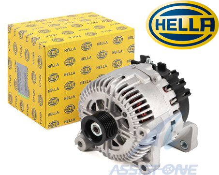 HELLA製 BMW 5シリーズ E60 545i / E61 550i / X5 E53 4.4i / N62 V8 14V 180A オルタネーター ダイナモ オルタ 12317540992拍卖