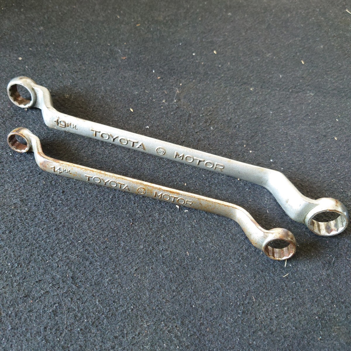 TOYOTA トヨタ 京都機械工具 KTC カタカナトヨタ 丸トヨタ 丸京 旧車 旧ロゴ 昭和 メガネレンチ カローラ 2000gt 拍卖