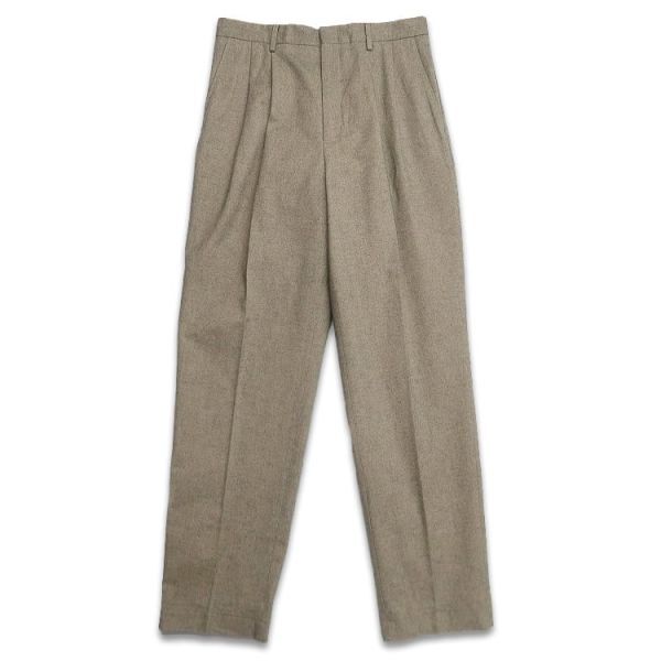 古着 未使用 American Trouser スラックス パンツ ツータック 表記:W32L32 gd405076n w50325拍卖