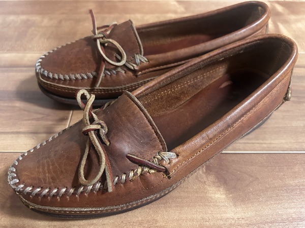 良品 レア!POLO RALPH LAUREN ポロ ラルフローレン モカシンシューズ デッキシューズ ブラウン USA製 24cm アメリカ ドライビングシューズ拍卖