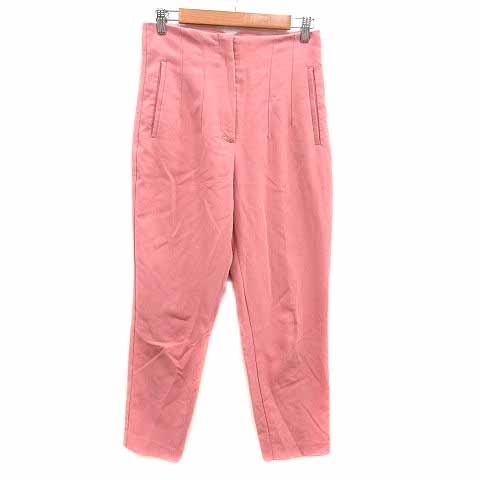 ザラ ZARA テーパードパンツ M ピンク /YK ●RY レディース拍卖