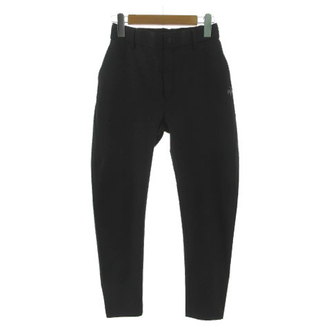 ルコックスポルティフ le coq sportif LCS プリュームクロス エアスタイリッシュパンツ QMWXJD31 ロゴ刺繍 ウエストゴム ストレッチ 黒 S拍卖