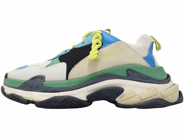 バレンシアガ BALENCIAGA 27cm TRIPLE S LIGHT GREY MULTI HOMBRE トリプルS ライトグレー マルチオムブレ スニーカー EU41 533880 W09OA/4拍卖