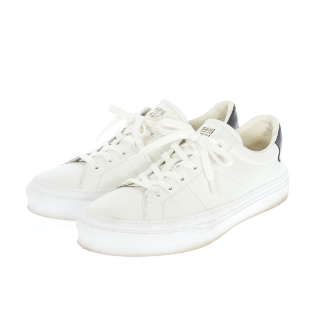 ジバンシィ GIVENCHY CITY COURT レザー ローカットスニーカー 靴 42 ホワイト 白 メンズ拍卖