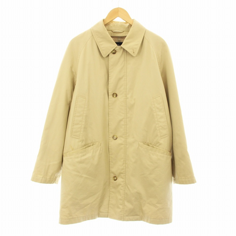 バーバリー ロンドン BURBERRY LONDON ステンカラーコート 中綿 ロング M ベージュ BBN22-322-42 /KU メンズ拍卖
