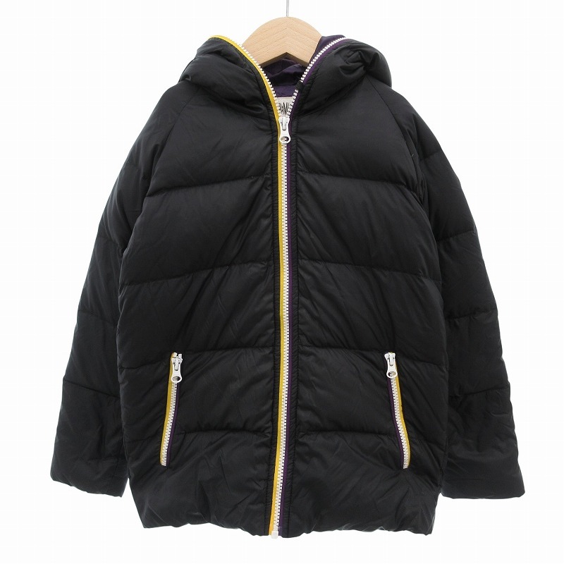 ビーミングバイビームス B:MING LIFE STORE by BEAMS ダウンジャケット ブルゾン ワッペン 130 黒 ブラック /FF ■GY14 キッズ拍卖