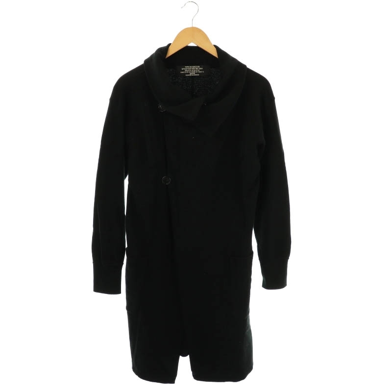 ズッカ zucca ロング ジャケット スウェット M 黒 ブラック /AT ■OS メンズ拍卖