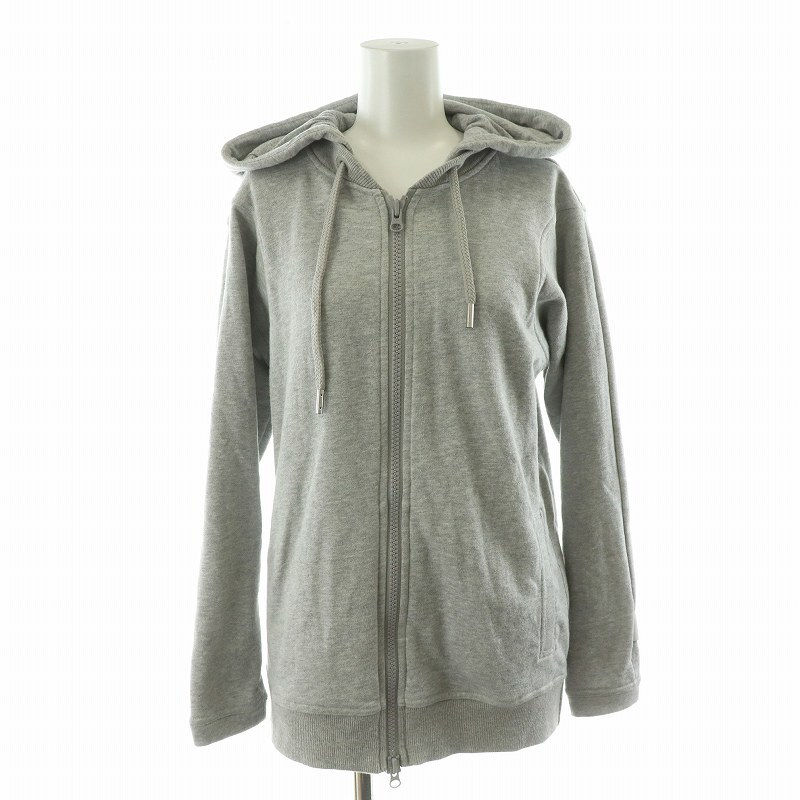 アディダス バイ ステラマッカートニー adidas by Stella McCartney ジップアップパーカー ジャケット 長袖 フーディー XS グレー拍卖