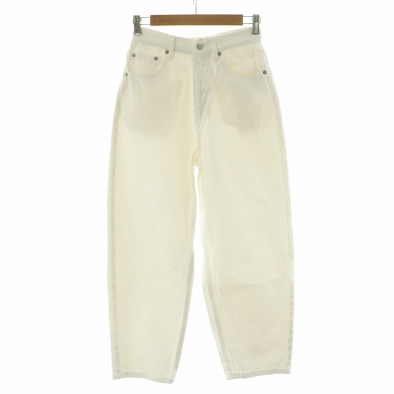 スローブ イエナ SLOBE IENA 24SS コクーンシルエットデニム パンツ ジーンズ ジーパン 34 ホワイト 24030912011010 /NQ レディース拍卖