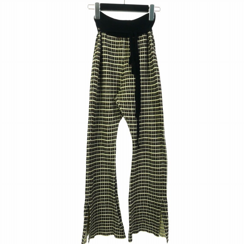 カレンテージ CURRENTAGE ニットパンツ 総柄 A2511KP 002 レディース拍卖