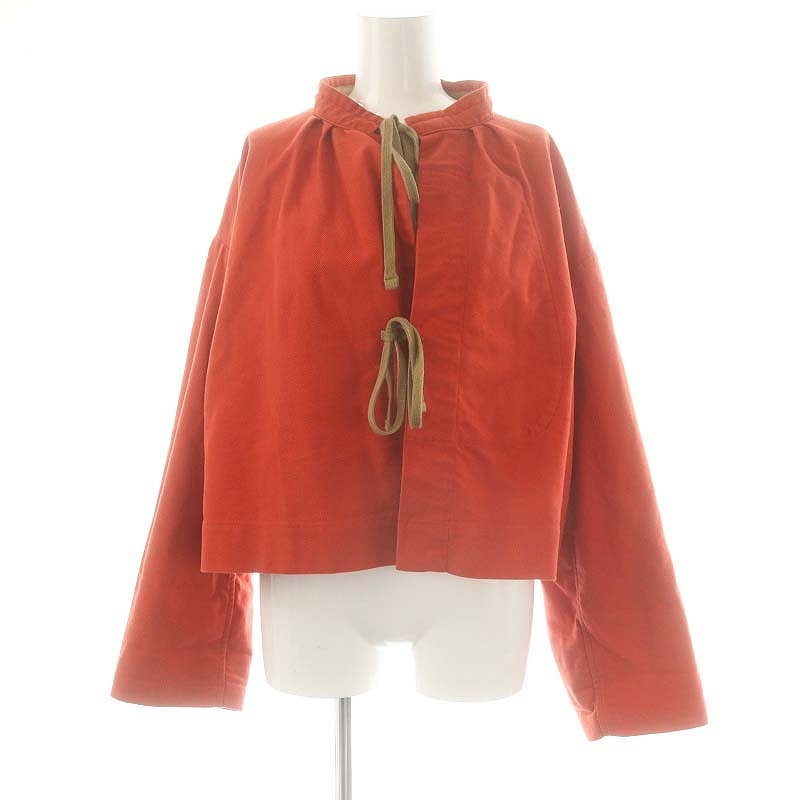 フォーティーファイブアールピーエム 45R 45rpm ONEONE 起毛のミリタリーボレロ 長袖 レッド /HK ■OS ■SH レディース拍卖