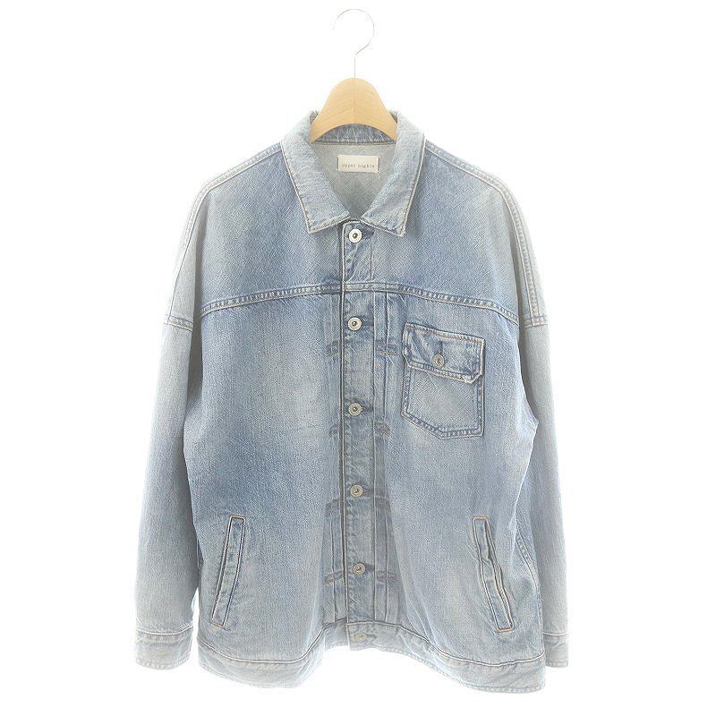 アッパーハイツ upper hights THE LOOSE JEAN JK デニムジャケット Gジャン ジージャン 1 ライトブルー /MI ■OS レディース拍卖
