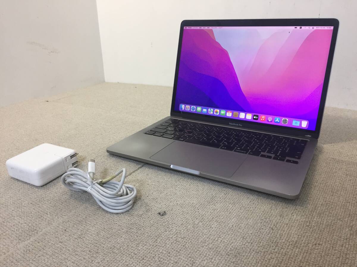 【102】Apple MacBook Pro 13-inch,2020 Thunderbolt 3ポートx 4 スペースグレイ Core i7 2.3GHz/16GB/SSD512GB/macOS Monterey拍卖