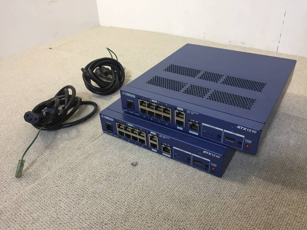 【13】YAMAHA RTX1210 (2台セット) ギガアクセスVPNルーター拍卖