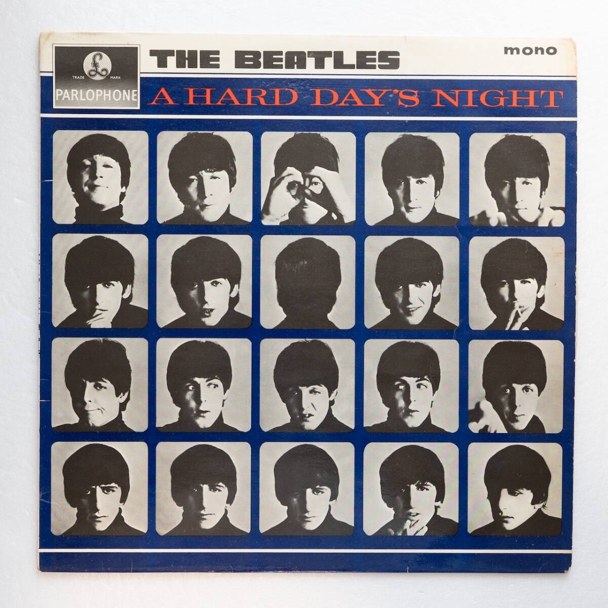 【UK PARLOPHONEオリジナル盤】THE BEATLES;A HARD DAY'S NIGHT PMC 1230 / 3N・3N / 7RPT・3RMH / 初回モノラル / ほぼ美盤・再生音抜群拍卖